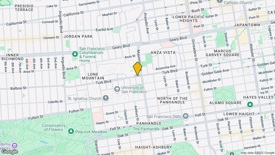 2339 Turk Blvd Map and Location Details