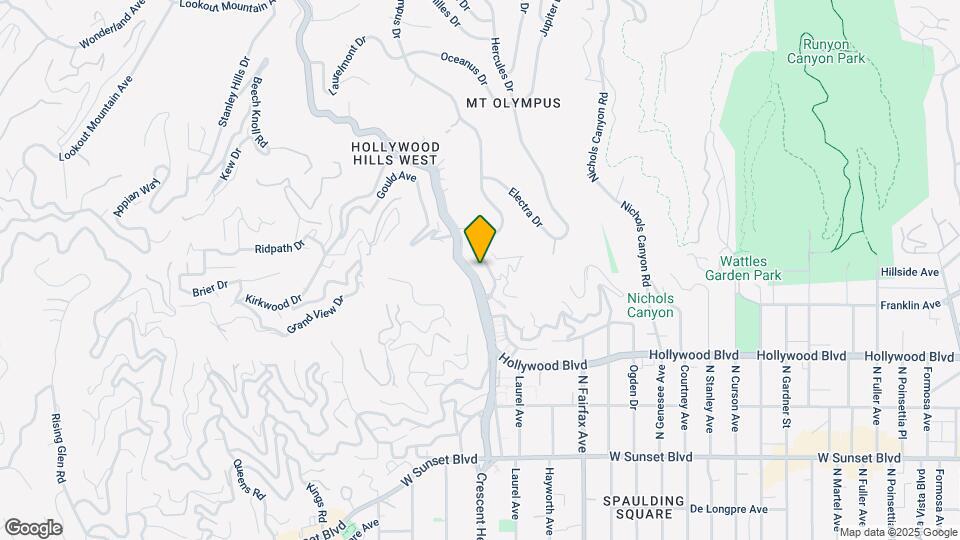 1836 Laurel Canyon Blvd Map and Location Details
