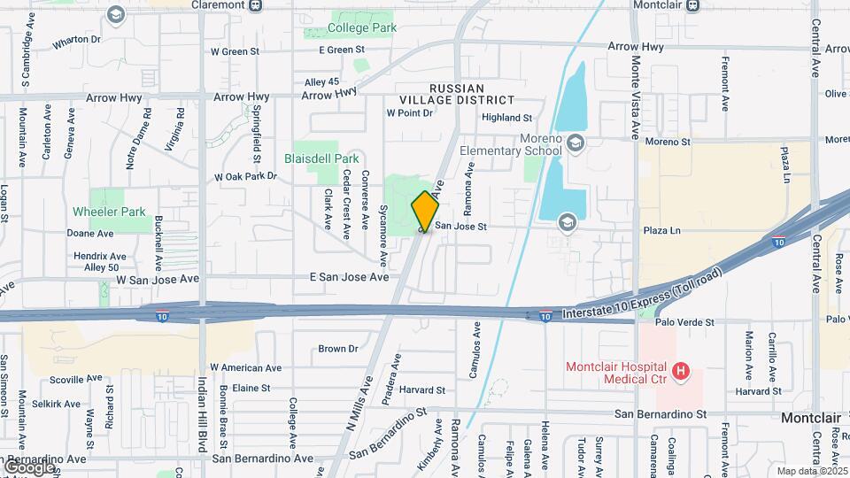9335 Mills Ave Map and Location Details