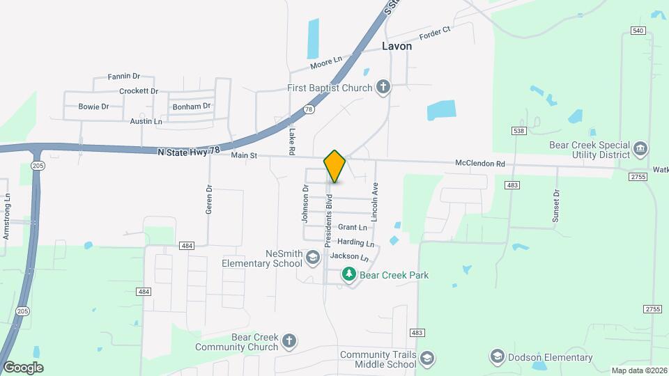 590 Arthur Dr Map and Location Details