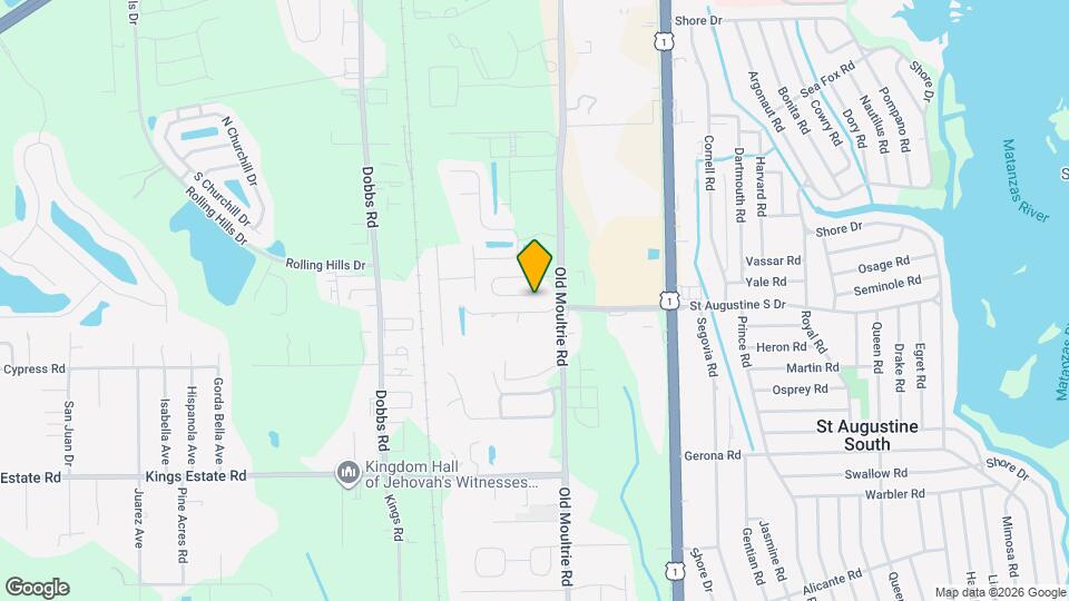 284 Moultrie Village Ln Map and Location Details