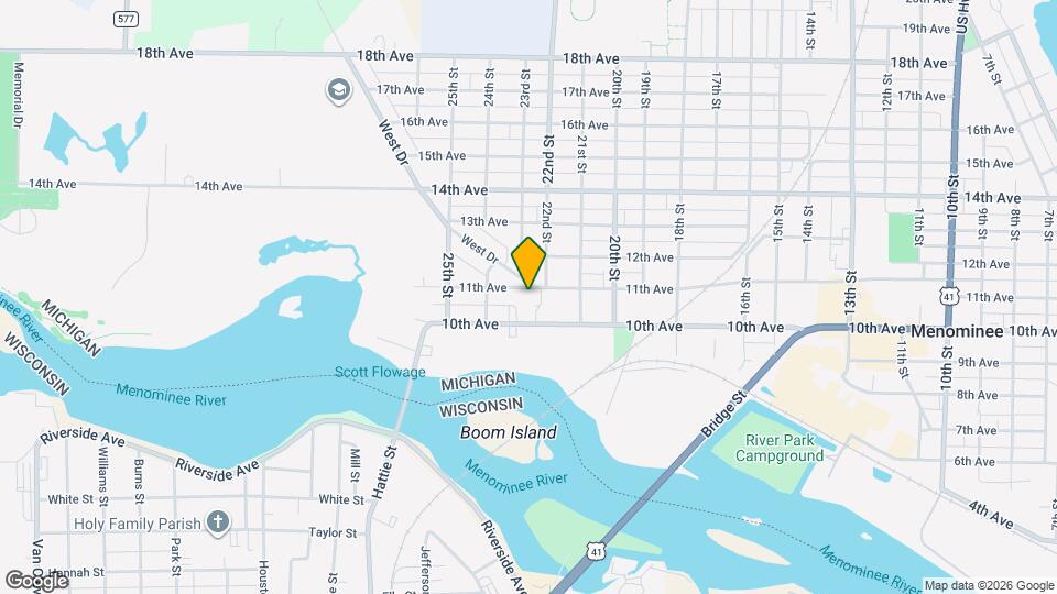 1103 West Dr Map and Location Details