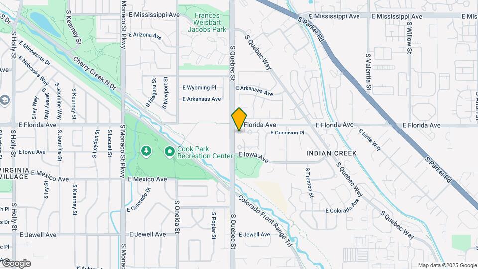 7370 E Florida Ave Map and Location Details