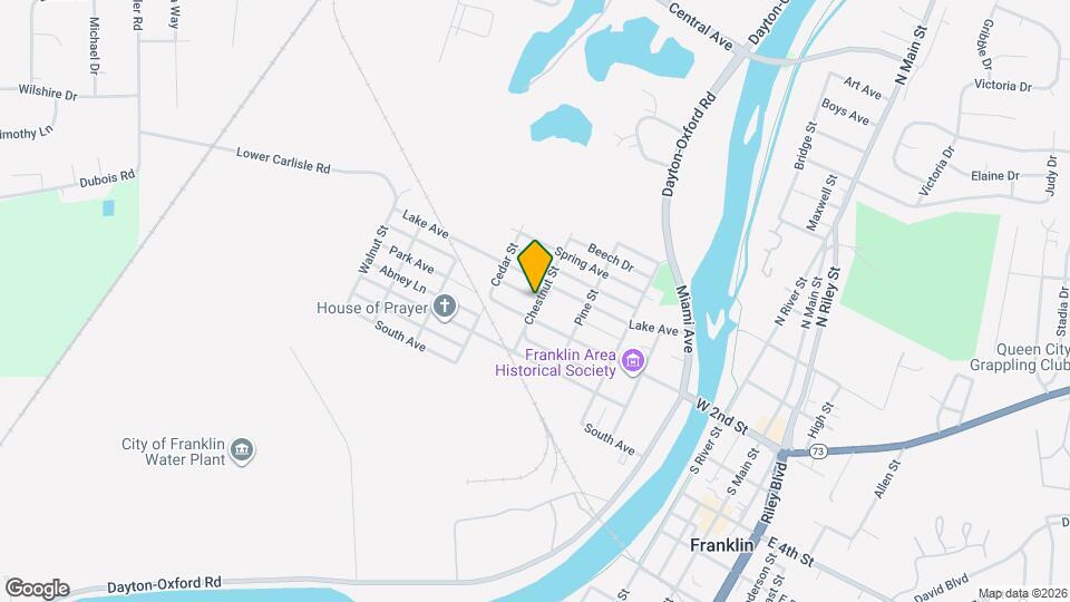 105 Chestnut St, Unit B Map and Location Details