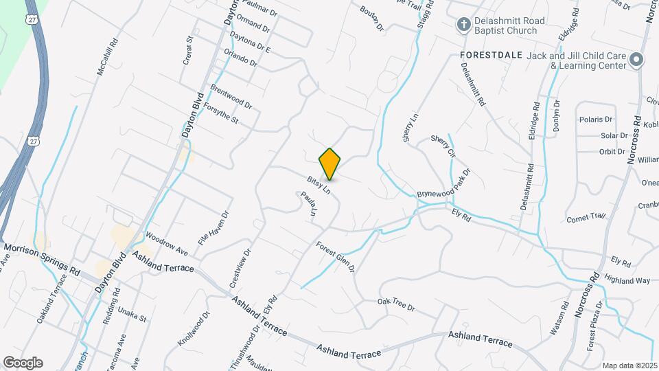 603 Bitsy Ln Map and Location Details