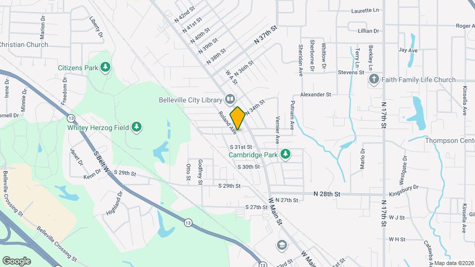 3203 Roland Ave, Unit 3203 Map and Location Details