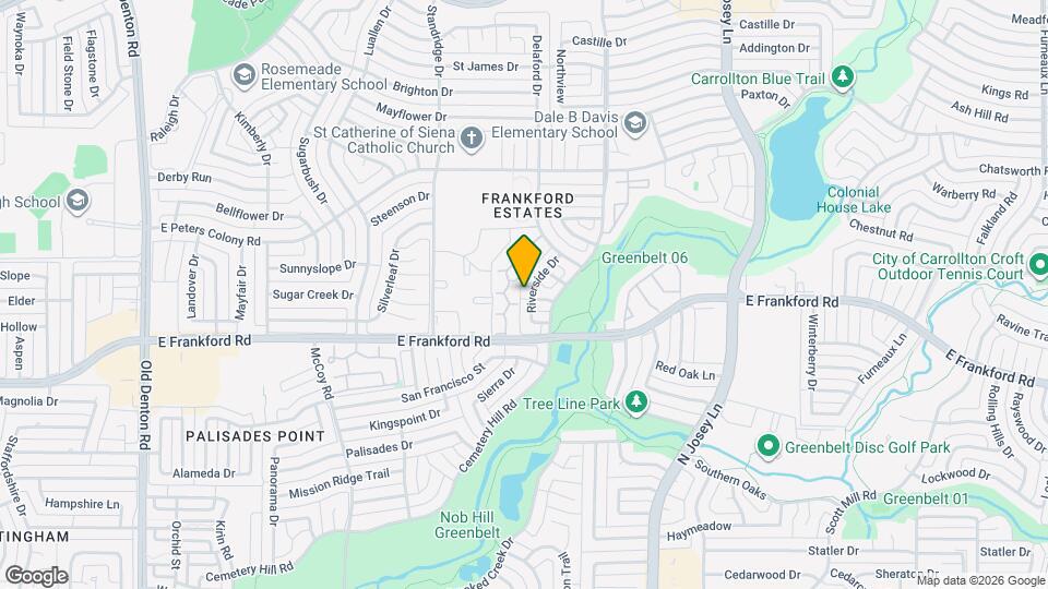 3141 Riverside Dr Map and Location Details