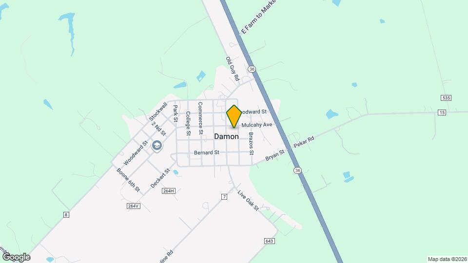 3614 Cedar St Map and Location Details