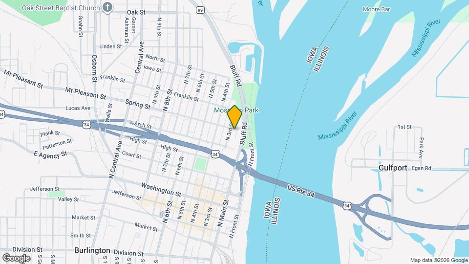 828 N 3rd St Map and Location Details