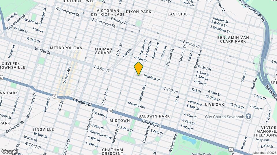 636 E 37th St Mapa y Detalles de la Ubicación