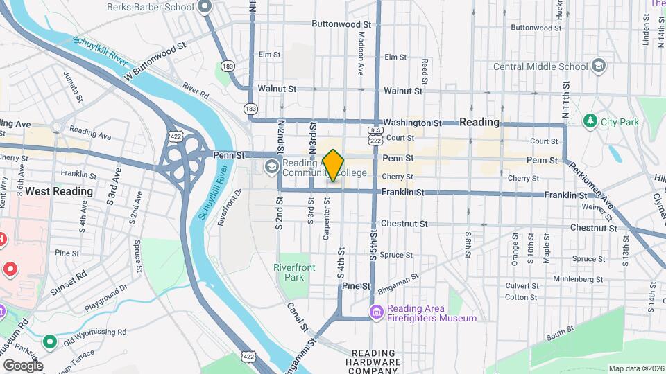 337 Franklin St Map and Location Details