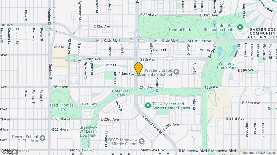 2758 Central Park Blvd Map and Location Details