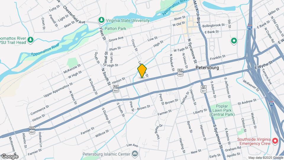 507 W Washington St Map and Location Details