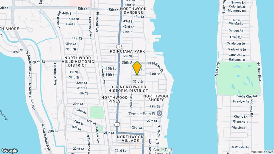 426 34th St Map and Location Details