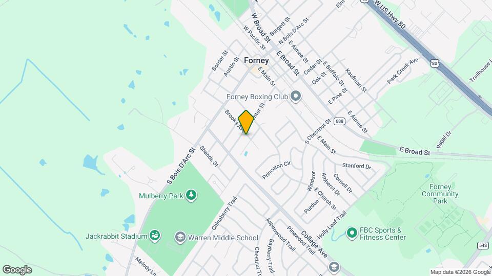 501 Carl C Senter St Map and Location Details