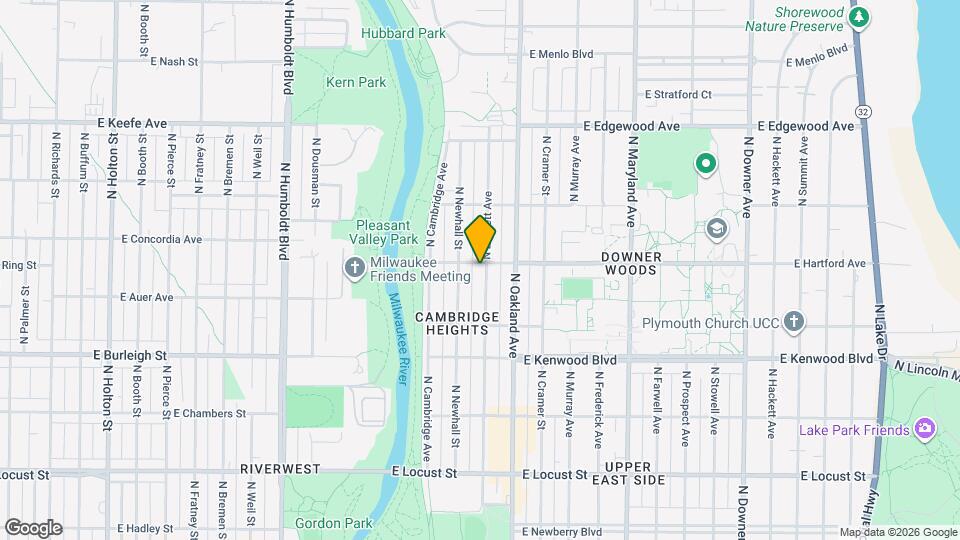 3277 N Bartlett Ave Map and Location Details