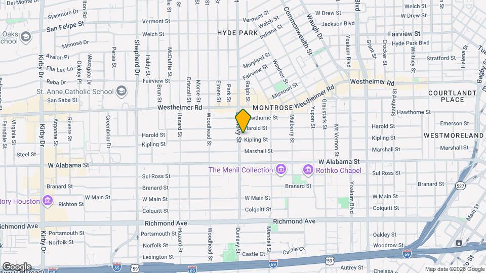 1656 Kipling St Map and Location Details