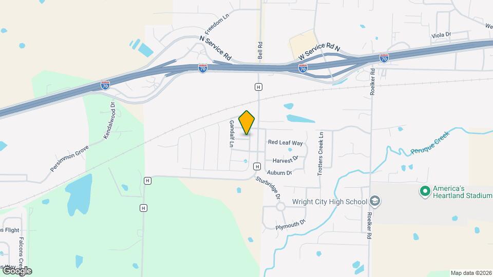 307 Meriadoc Ln Map and Location Details