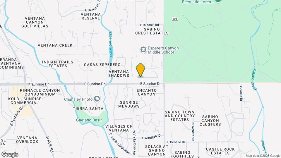 7730 E Calle Bien Nacida Mapa y Detalles de la Ubicación