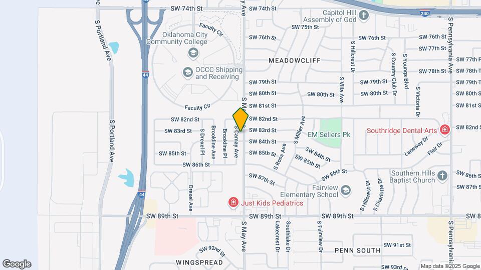 8406-8408 S Camay Ave Map and Location Details