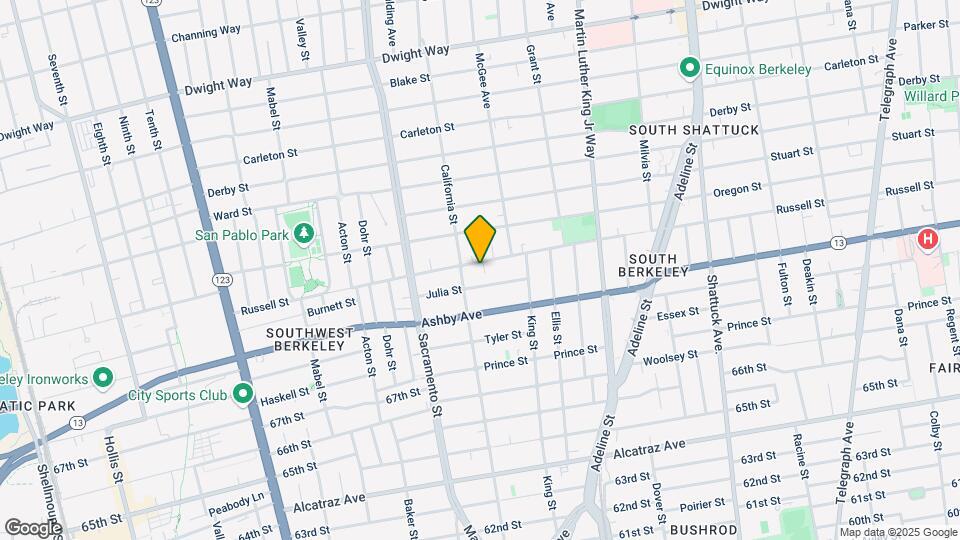 1616 Russell St Map and Location Details