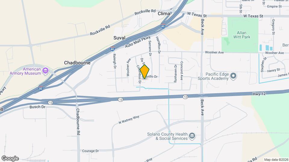 2378 Coronado Ct Mapa y Detalles de la Ubicación