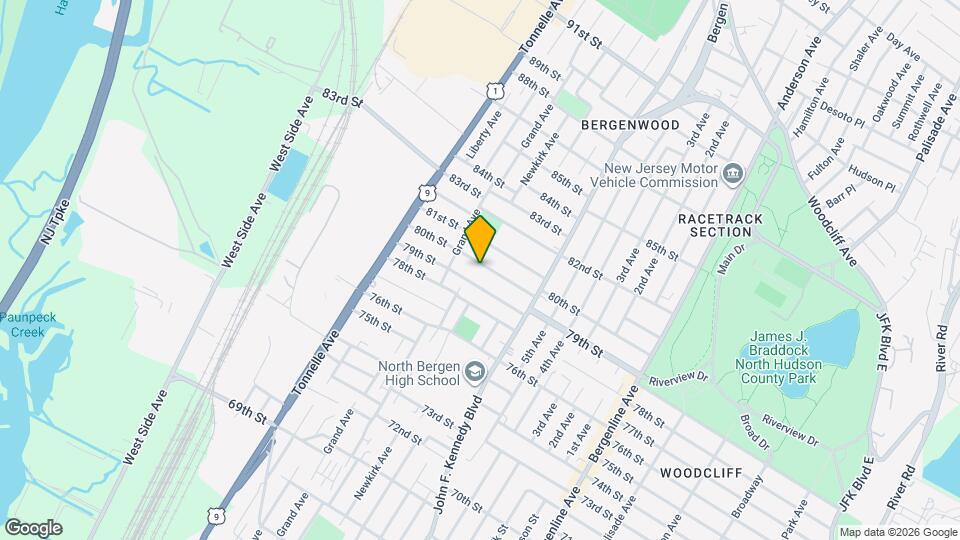 1307 80th St Map and Location Details