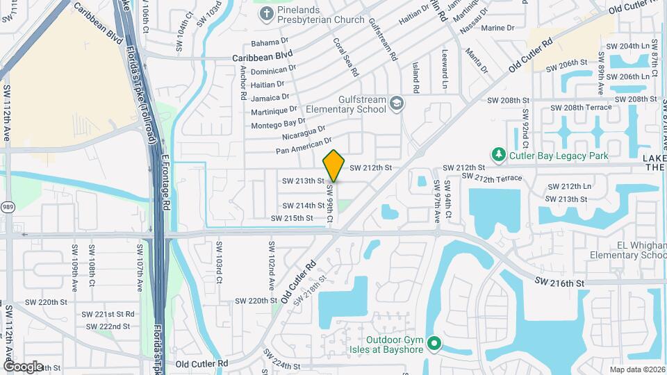 21321 SW 99th Ct Map and Location Details