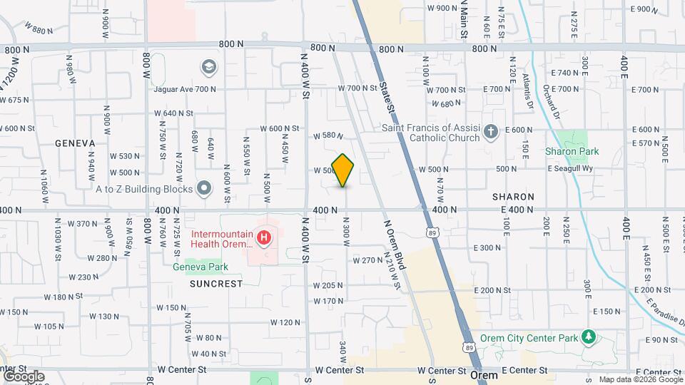 309 W 450 N St Map and Location Details