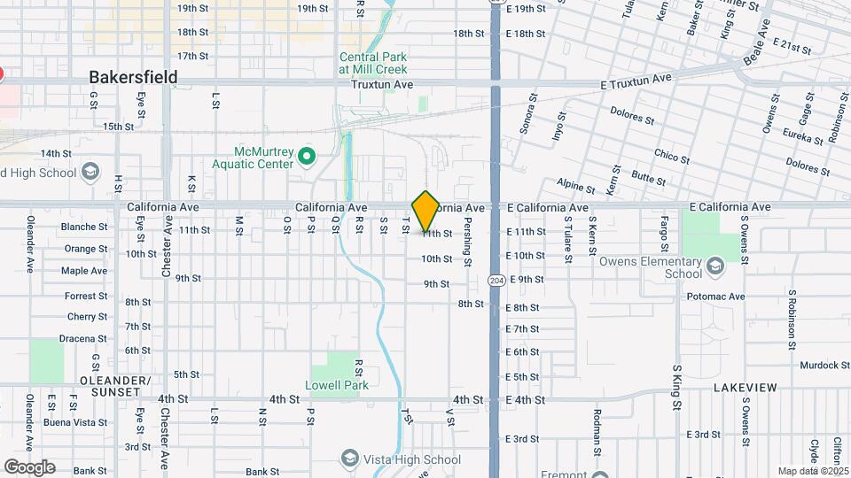 407 11th St Map and Location Details