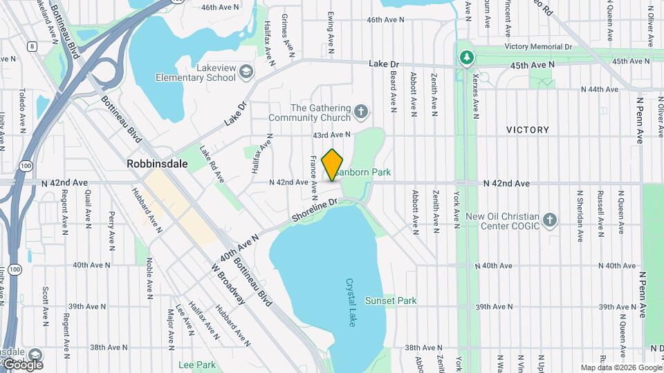 3707 42nd Ave N Map and Location Details