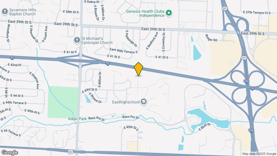 4201 S Shrank Ct Map and Location Details