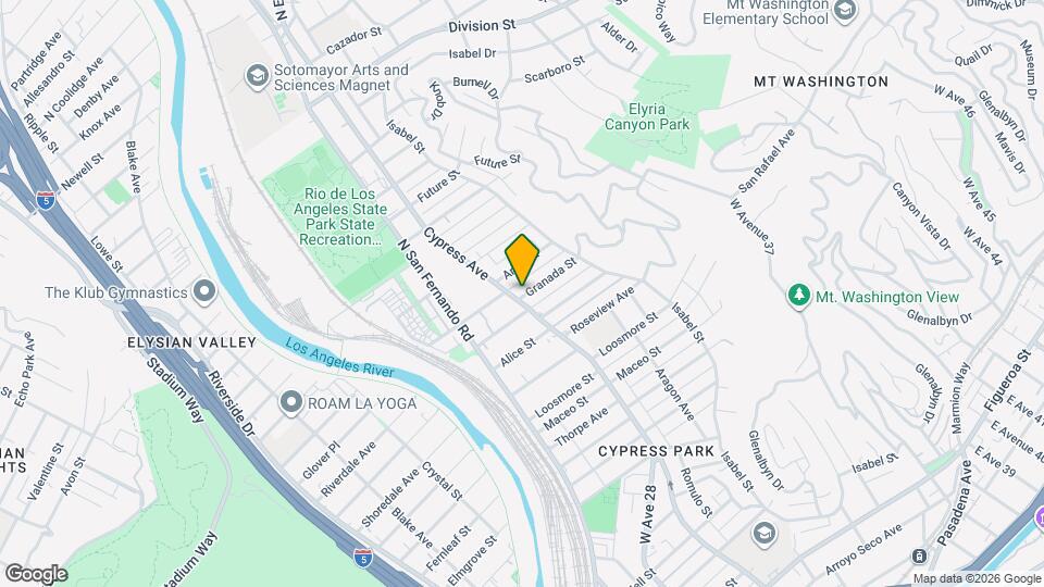 1253 Cypress Ave Map and Location Details