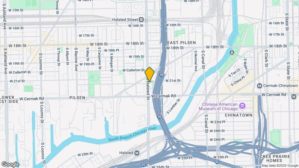 2109-2119 S Halsted St Map and Location Details