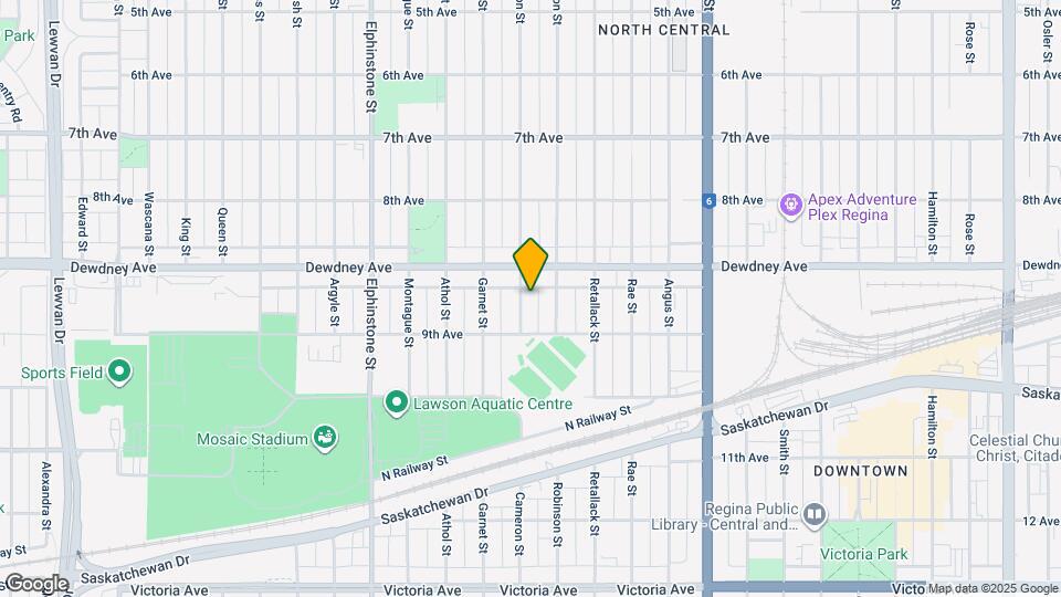 1535 Cameron St Map and Location Details