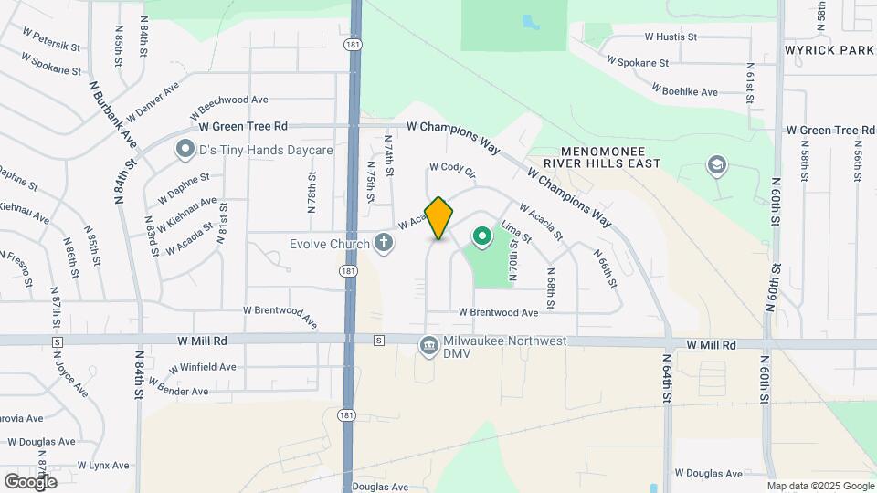 6578 N 73rd St Map and Location Details