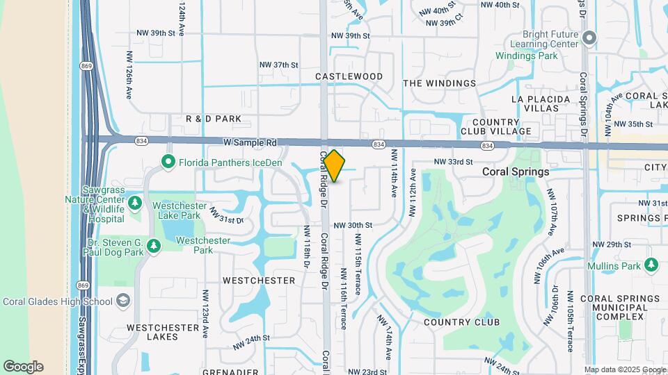 3163 Coral Ridge Dr Mapa y Detalles de la Ubicación