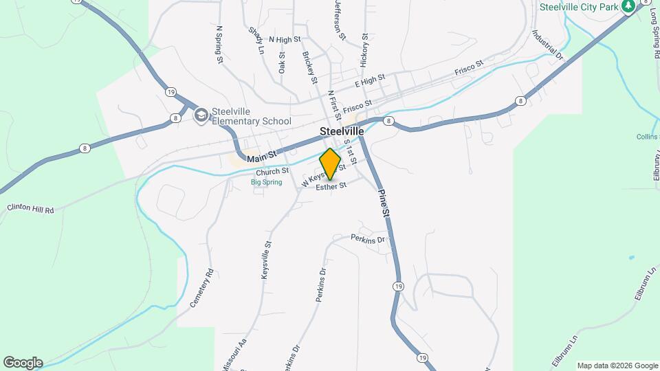 203 Esther St Map and Location Details