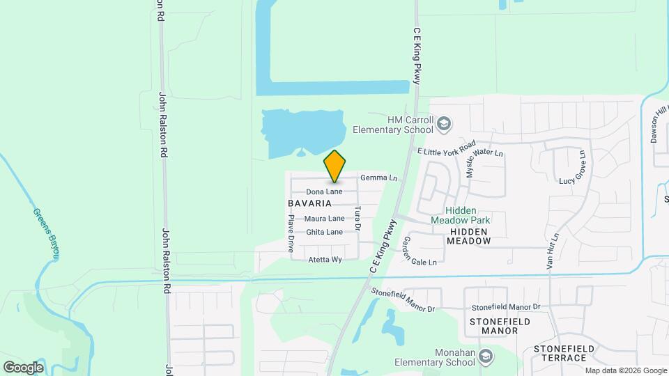 12323 Dona Lane Map and Location Details