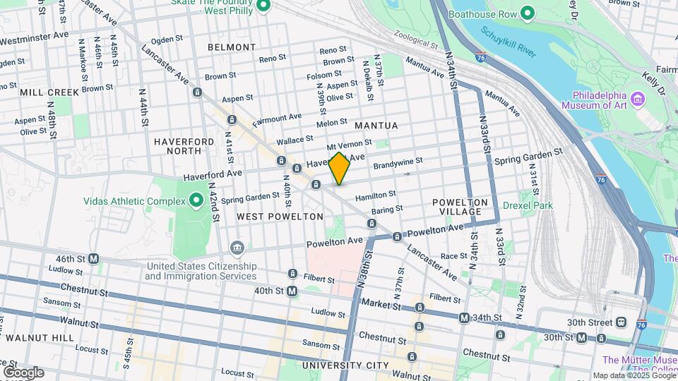 435 N 39th St, Unit 3rd Floor Map and Location Details
