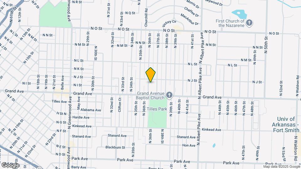 1108 N 36th St Map and Location Details