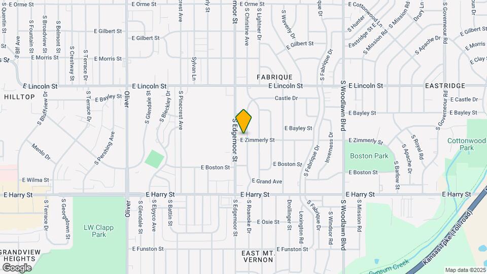 1053 S Christine Ave Map and Location Details