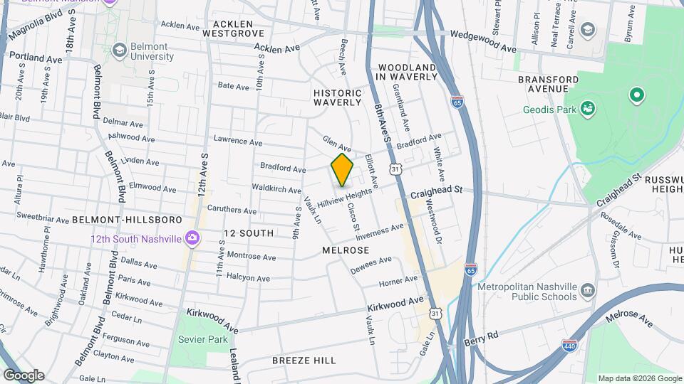 2318 Knowles Ave Mapa y Detalles de la Ubicación