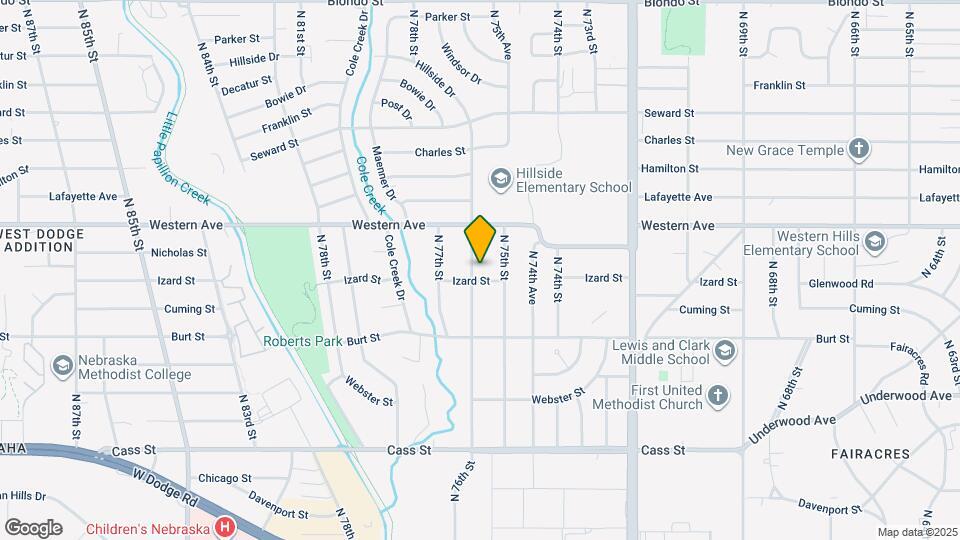 1009 N 76th St Map and Location Details