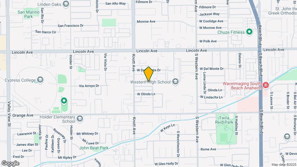 3411 W Danbrook Ave Mapa y Detalles de la Ubicación