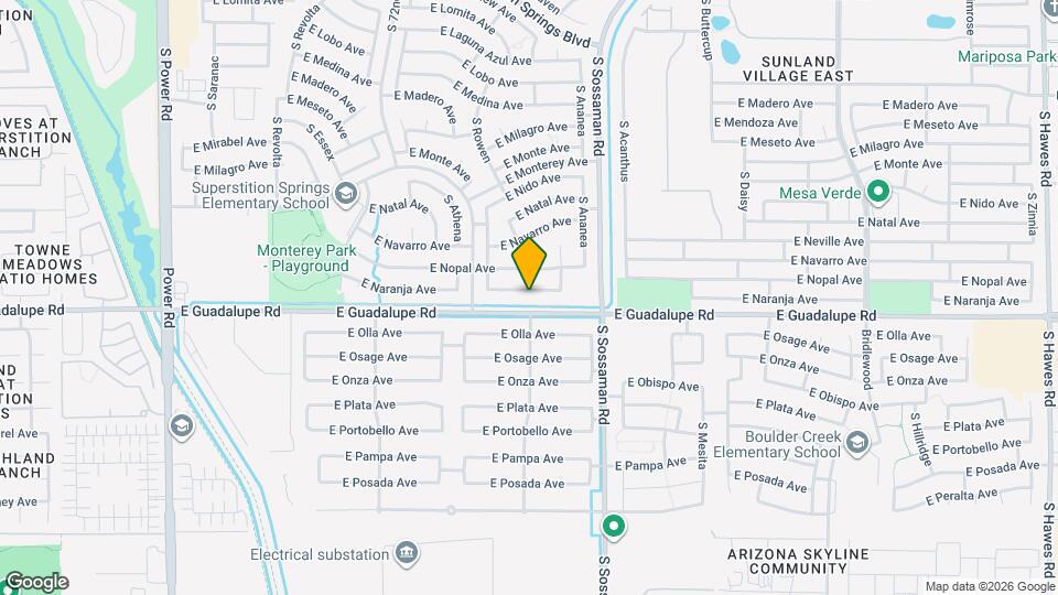 7455 E Naranja Ave Map and Location Details