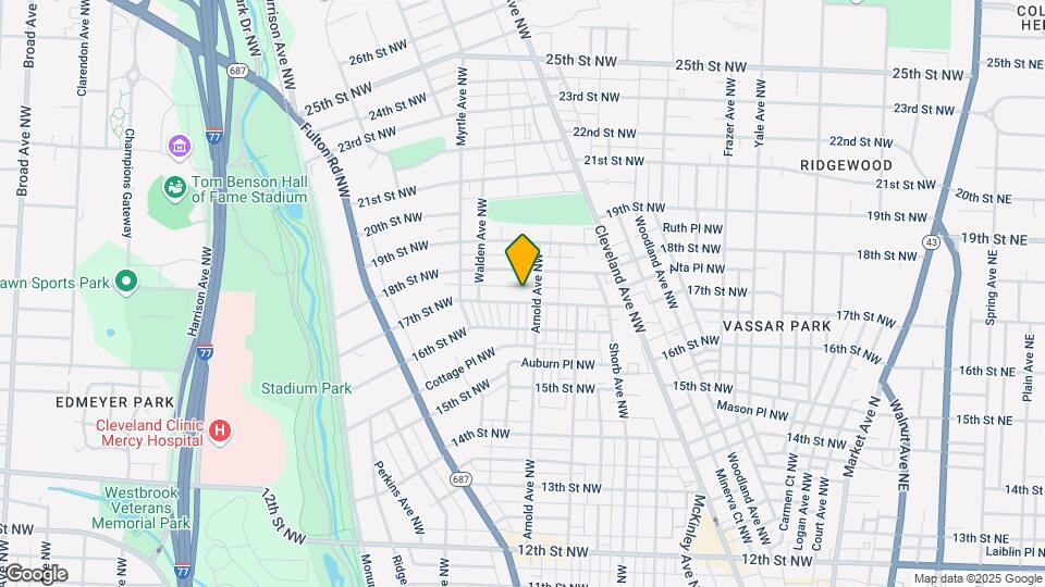 1215 17th St NW Mapa y Detalles de la Ubicación