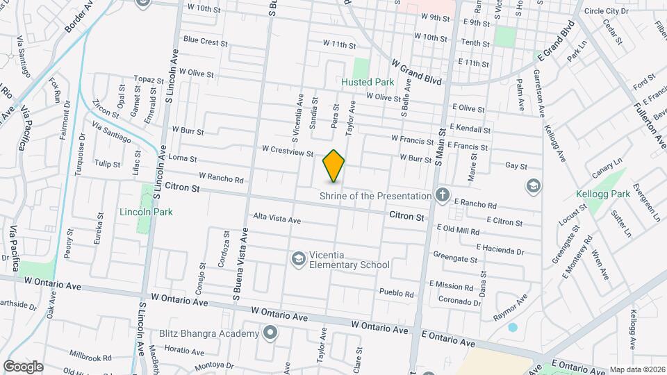 1735 Lorraine Dr Map and Location Details