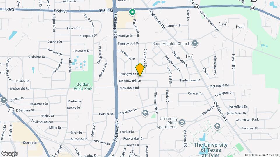 2900 Meadowlark Ln Map and Location Details