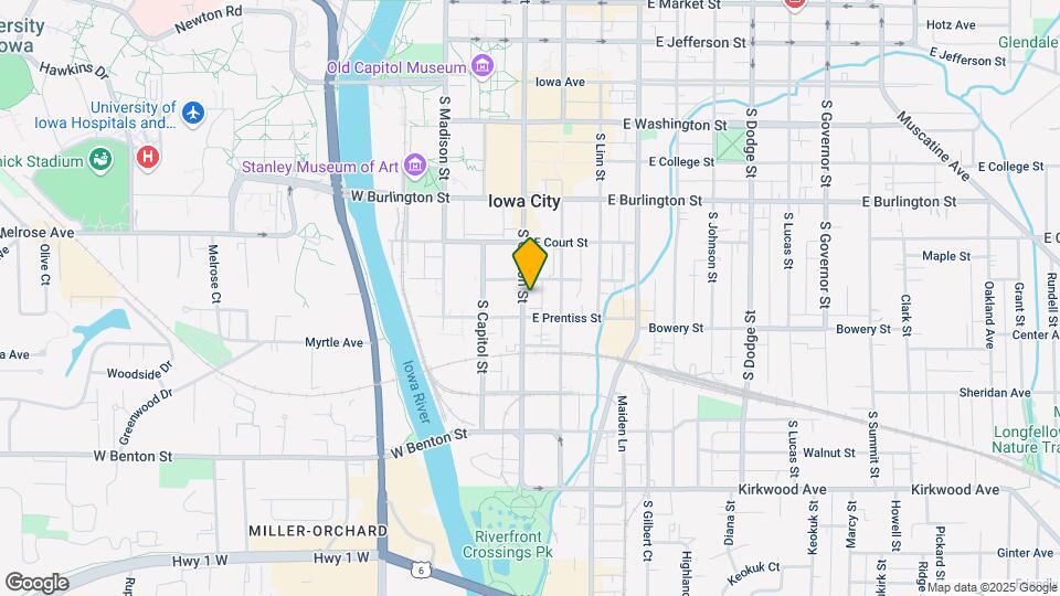 522 S Clinton St Map and Location Details